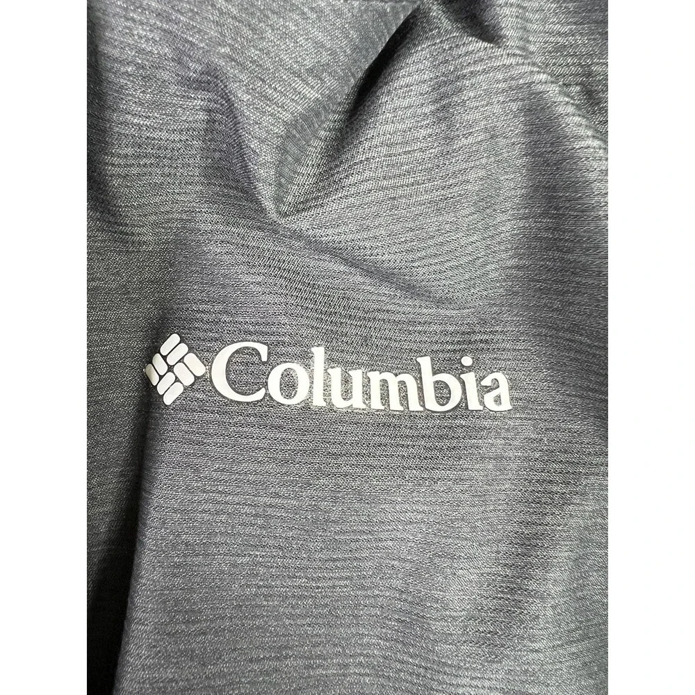 Columbia Parka Coat Youth 10/12 Gray Omni-Tech Faux Fur Hooded Insulated‎ Winter